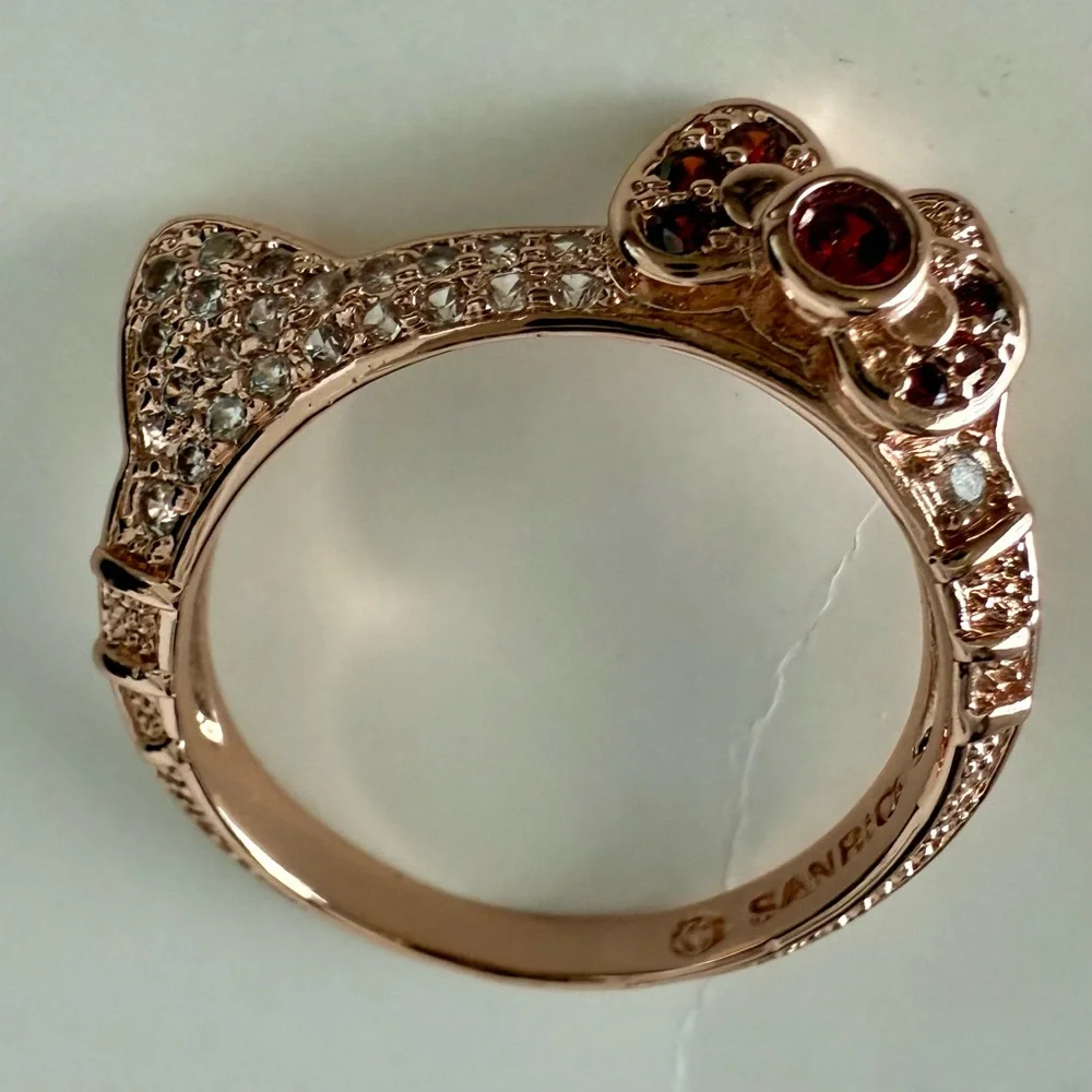Sanrio Hello Kitty Rhinestone Ring